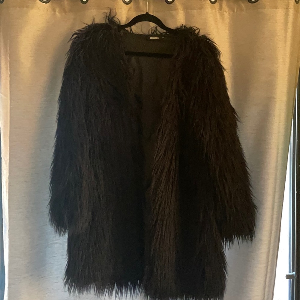 Missguided Faux Fur Coat
